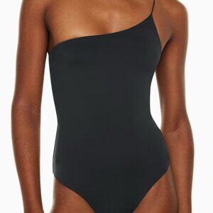 Aritzia Babaton Contour One Shoulder Cami Bodysuit - Size M - Ube Purple